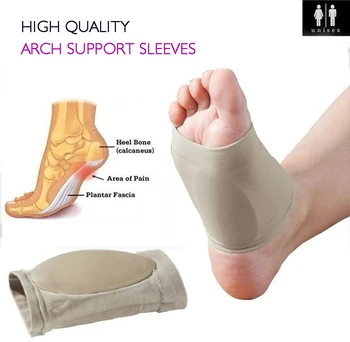 

1Pair Leg Warmers Flat Foot Arch Support Plantar Fasciitis Sleeve Cushion Heel Spurs Neuromas Feet Orthopedic Pad Pain Relief