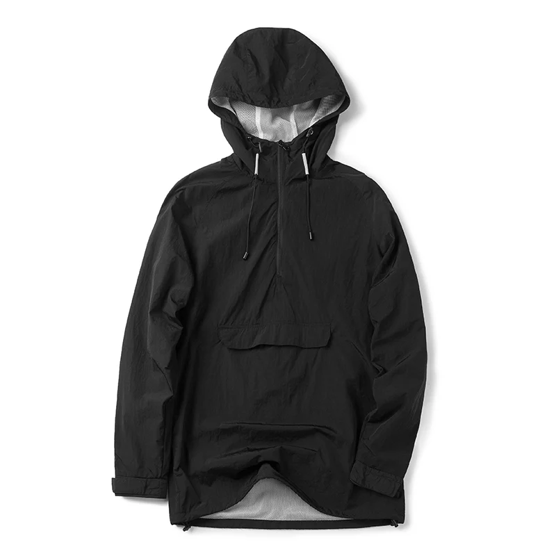 Markless Pullover Hooded Jackets
