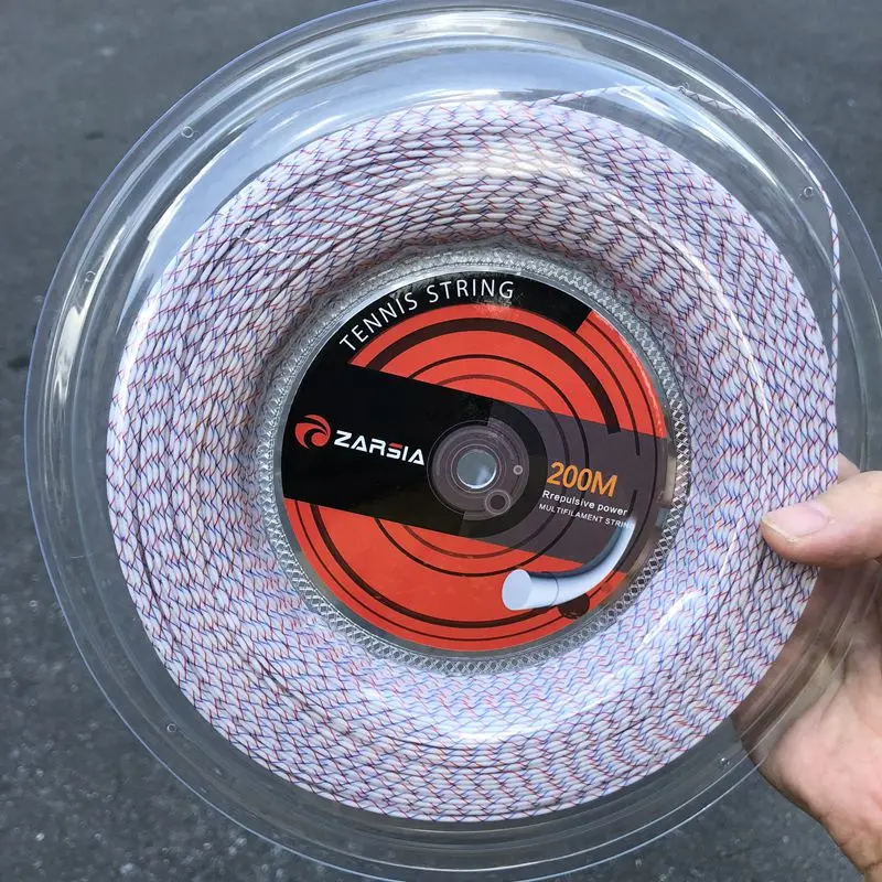 Zarsia 200m Flash Nylon Tennis String 16g/1.35mm Multifilamen Tennis