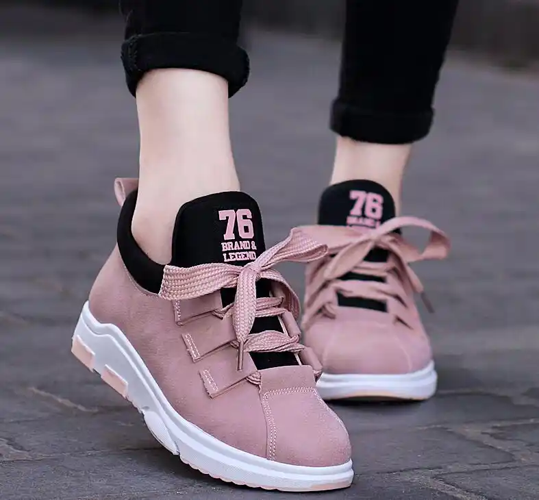 ladies black gym trainers