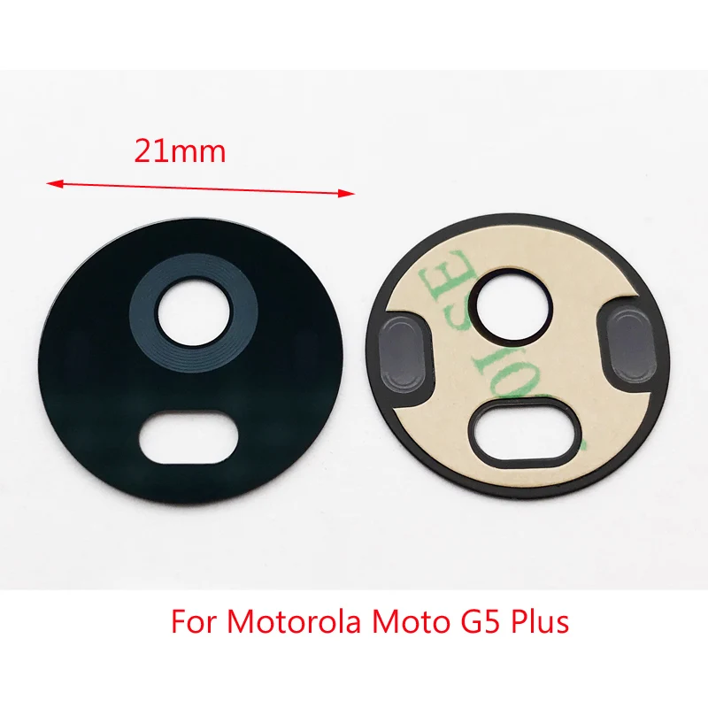 

2Pcs/Lot, New Back Rear Camera Glass Lens + Adhesive Sticker For Motorola Moto G5 G5s G6 Plus Play Replacement