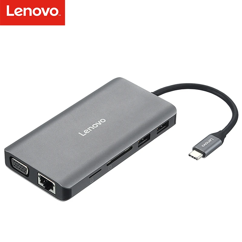 11 в 1 USB C док-станция для 4K HDMI RJ45 VGA Ethernet для lenovo для MacBook Pro ноутбука usb type C устройство LX0801