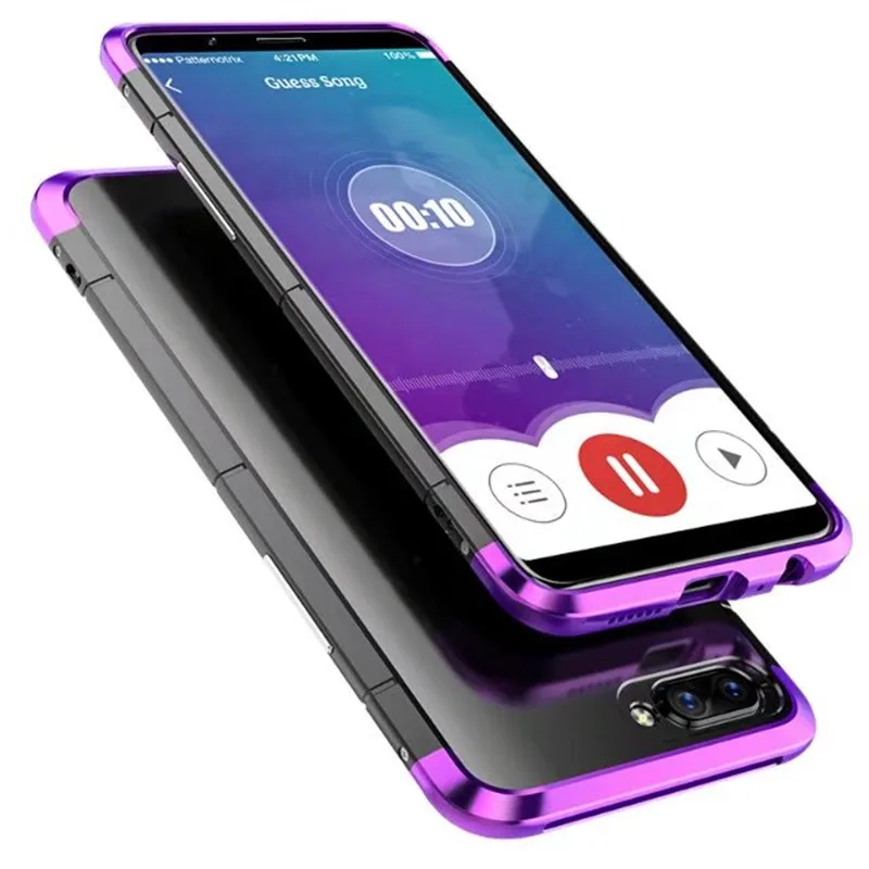 

Luxury Original Brand BOBYT Aluminum Metal Frame + PC Hard Armor Anti-knock Back Cover Cases For OPPO R11S /R11S Plus Case