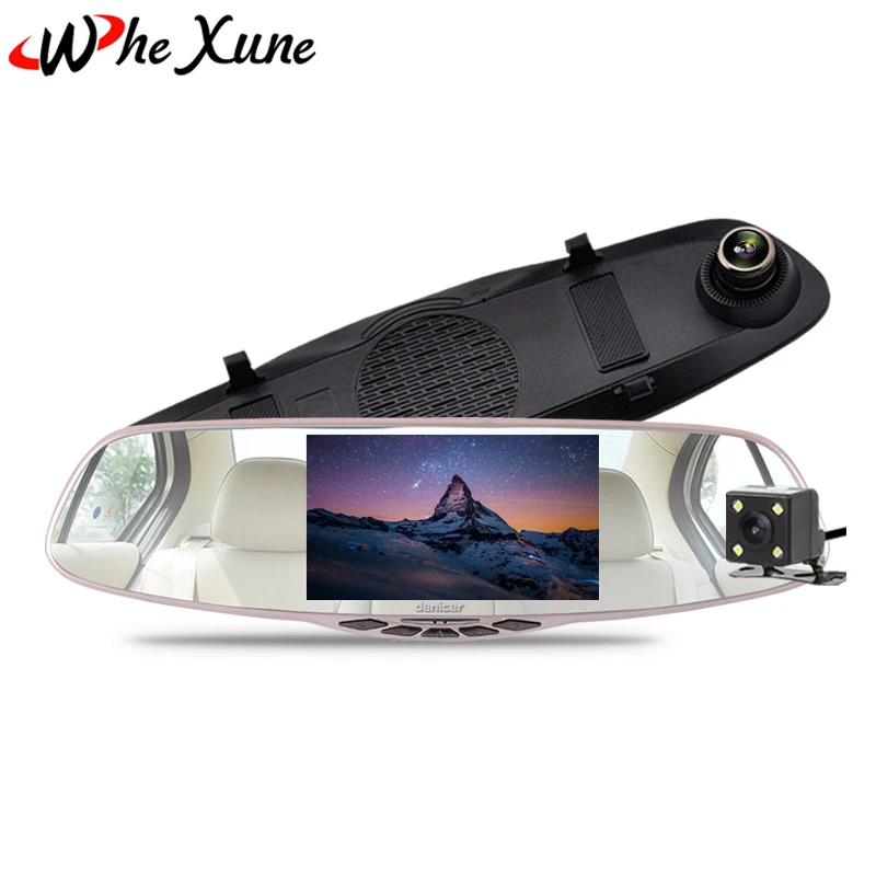 WHEXUNE Новатэк 96655 Двойной объектив Full HD 1080 P 5 0 дюймов Видеорегистраторы для