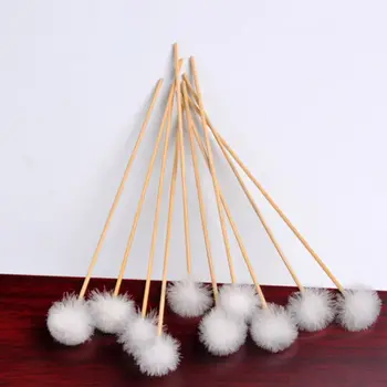 

1Pc Goose Feather Earpick Wax Remover Curette Adult Bamboo Handle Ear Dig Tools Spoon Cleaner Stick Health Care