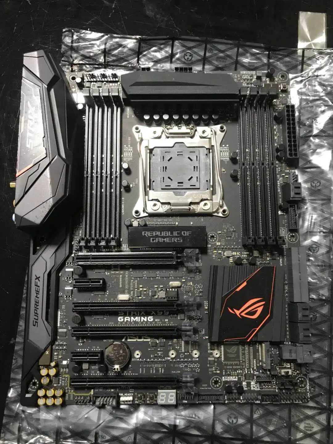 Материнская плата Asus STRIX X99 GAMING ROG LGA 2011 V3 DDR4 32 Гб USB2.0 USB3.0 для настольных ПК