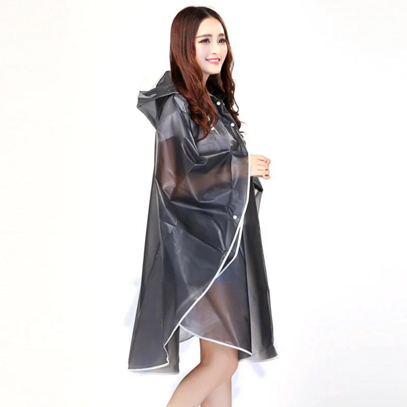 Raincoat Waterproof Transparent Raincoat Women Bicycle Motorcycle Rain