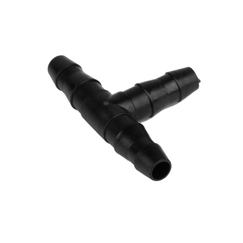 20pcs 4/7 Irrigation Ploy Tee Pipe Barb Hose Fittings Joiner Drip System garden greenhouse sprinkler irrigation 3mm