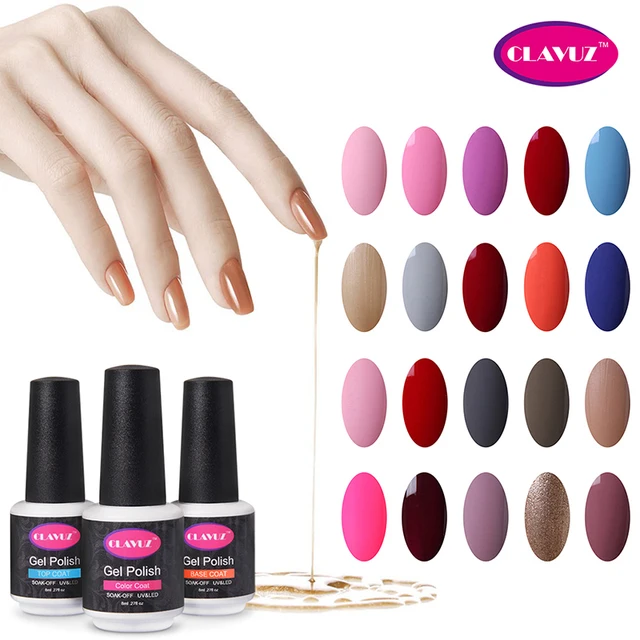 Clavuz Nail Gel For Art Uv Kit Manicure Soak Off Colorful Clavuz Nail Gel For Art Uv Kit Manicure Soak Off Colorful Lacquer Polish