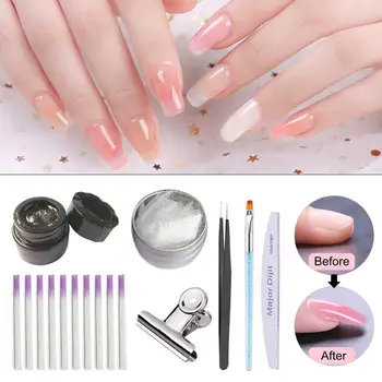 

Nail Form Fiberglass For Nail Extension Fibernails Acrylic Tips Extension For Nails Silk Building Extension Tool