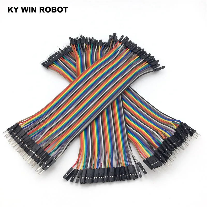 Dupont Line 120 шт. 20 см разъем штырь гнездо и перемычка кабель для arduino Набор