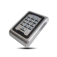 Металлическая клавиатура контроля доступа водонепроницаемый ID EM кард-ридер включает 3 шт. RFID брелоки программа цифровой подсветкой безопасности клавиатуры