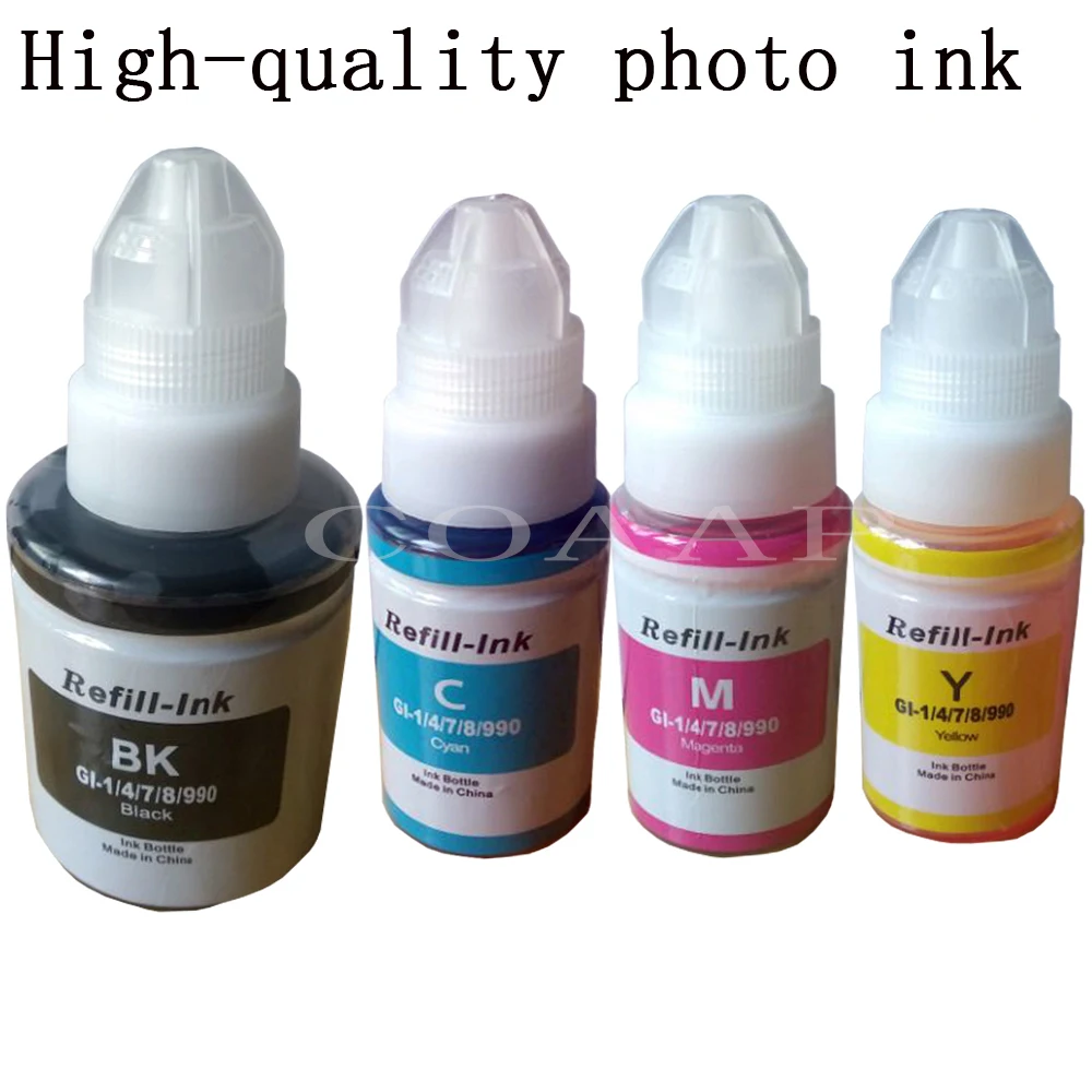 

Compatible GI 890 ink for canon GI890 GI990 G1000 G1100 G1200 G1800 G1400 G2400 G3400 G2000 G3000 G2900 G3100 G3200 Printer