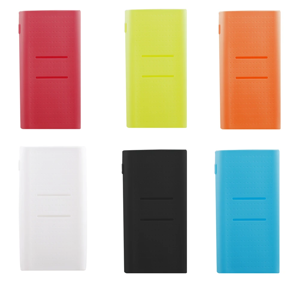 Силиконовый чехол для Xiaomi power Bank 20000mah 2C оболочка Резиновая Защитная крышка