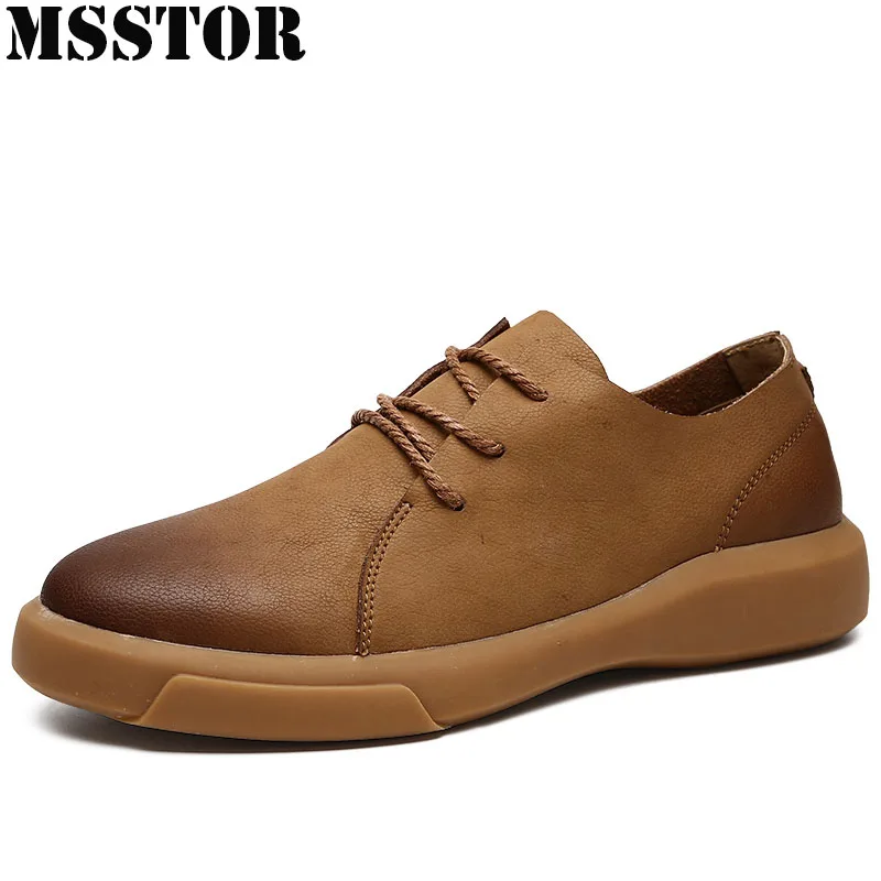 MSSTOR Flat With Men's Skateboarding Shoes Athletic Walking Sneakers For Male Spring Autumn Casual Fashion Sport Shoes Man Brand