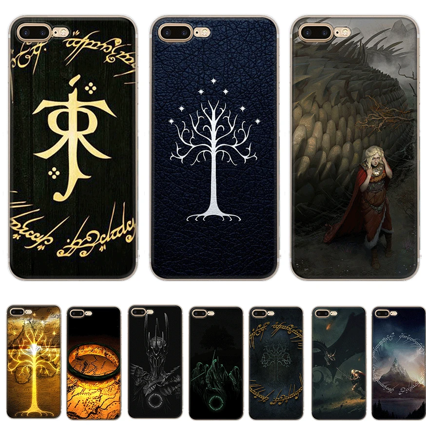 

Gerleek The Lord of the rings Case For iPhone 5 5s SE 6 6S 7 8 Plus X XS Max XR Cover Shell Bag