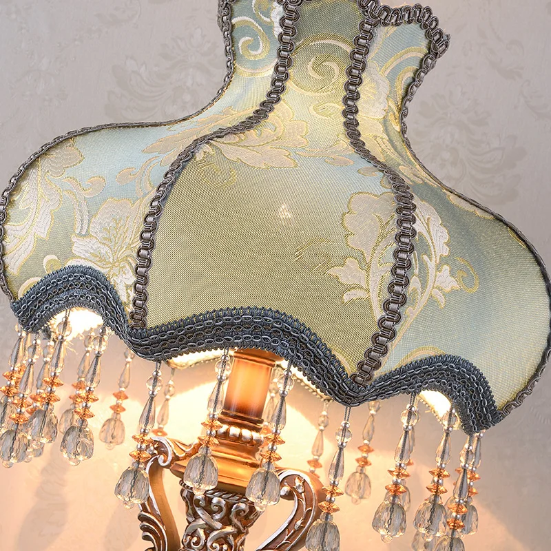 Настольная лампа в европейском стиле теплые креативные роскошный Американский Ретро Простой Современный ночной Светильник
