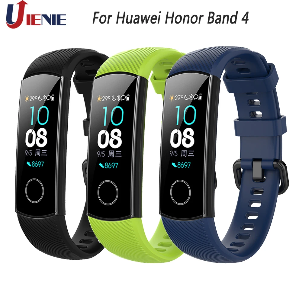 Силиконовый ремешок для часов Huawei Honor Band 4 стандартный спортивный браслет
