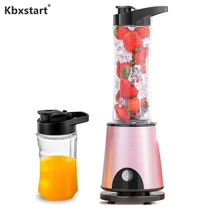 Kbxstart многофункциональная электрическая соковыжималка чашки USB для подзарядки блендер для фруктовых коктейлей соковыжималка Extractor резка, миксер 600 мл