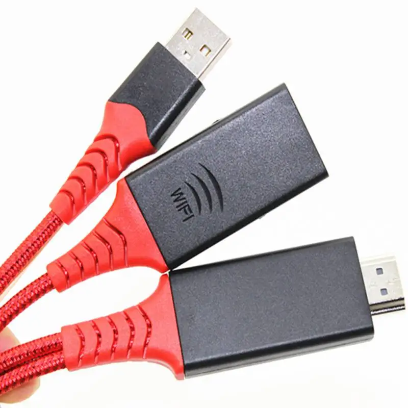 Кабель HDMI USB беспроводной экран 2 4 ГГц + 5 двухдиапазонный Wi Fi