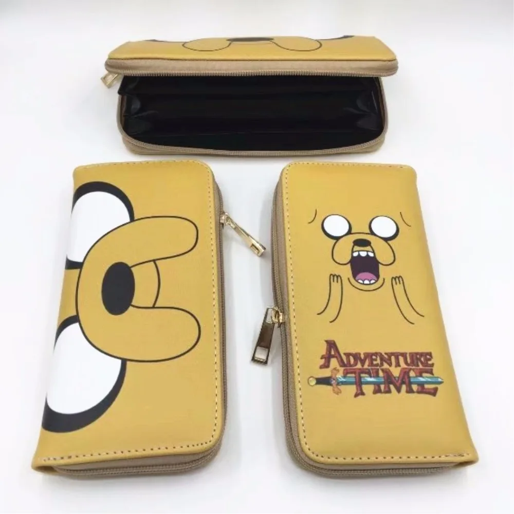 

The Anime Adventure Time with Finn and Jake Long Wallet Zipper Money Coins Cards Holder Bag L037
