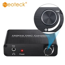 Neoteck DAC 5.1CH аудио декодер Поддержка DTS цифро-аналоговый преобразователь Оптический коаксиальный к RCA 3,5 мм разъем аудио адаптер