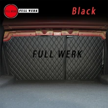 2 шт./компл. PU заднем сиденье автомобиля Анти Удар коврик Защитные подушки протектор для Tesla модель 3 аксессуары; черный цвет; черный с красным