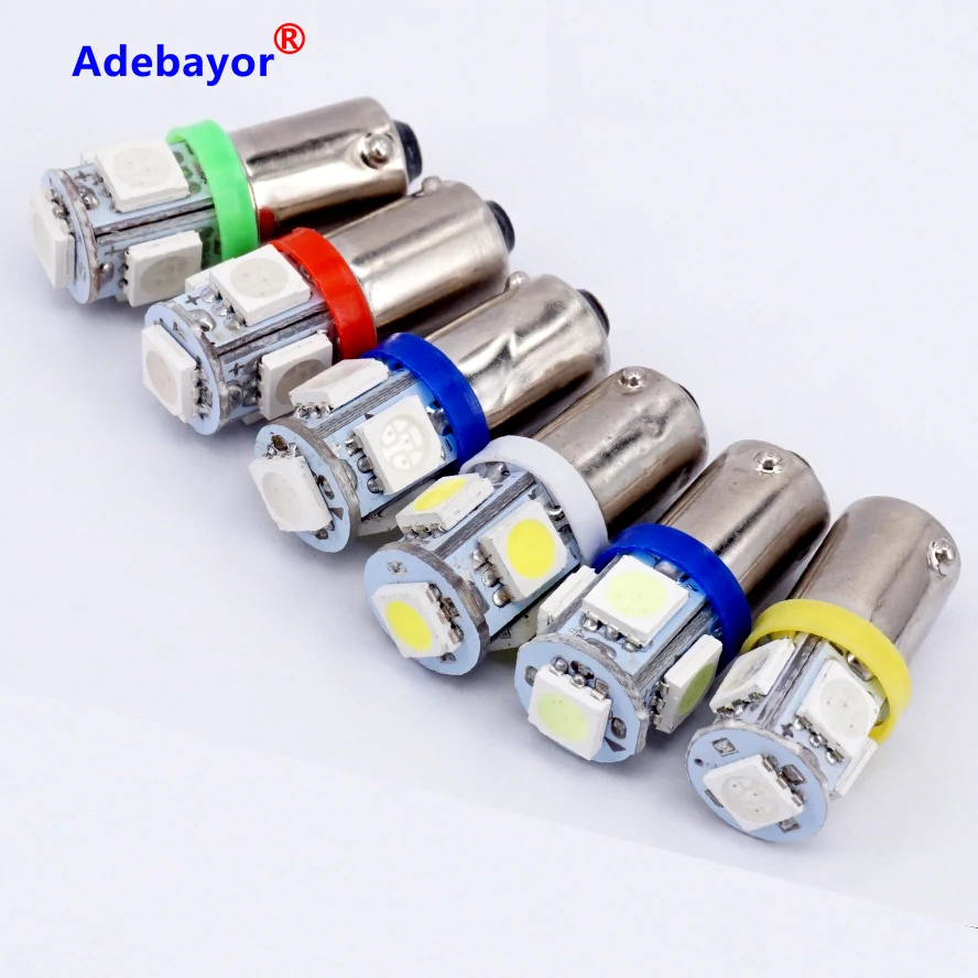 500X T11 BA9S 5 SMD 5050 Светодиодный Светильник лампы 5SMD T4W 1445 Q65B H6W 182 53 57 автомобильные