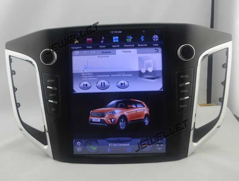 Flash Deal 10.4" tesla style vertical screen android 8.1 Six core Car GPS radio Navigation for Hyundai ix25 Creta Cantus 2014-2019 4