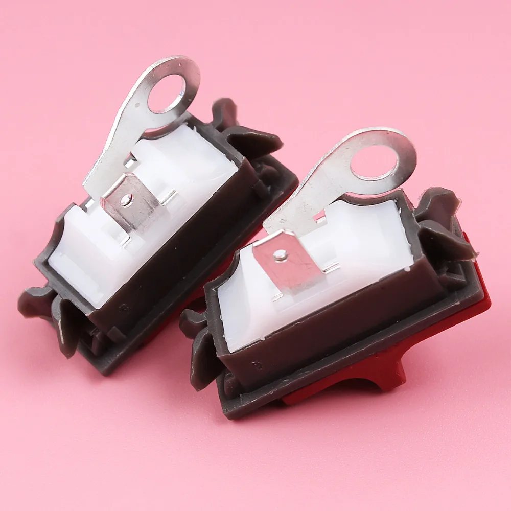 2pcs On-off Stop Switch For Husqvarna 36 41 50 51 55 61 66 136 137 141 181 254 257 266 268 272 281 288 394 395 Chainsaw Parts