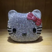 XIYUAN hello kitty сцепления Вечерняя сумочка; BS010 цепи Сумочка Для женщин вечерние свадебные С кристалалми и стразами банкетный мешок Ежедневные клатчи кошелек