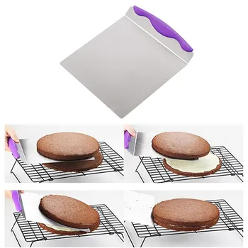 

Stainless Steel Pizza Shovels Pizza Dough Scraper Cutter Cake Cutting Tool Fondant Gum Paste Tool Cake Shovel DIY Baking Tools