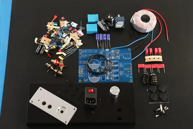 high version copy lehmann circuit diagram headphone amplifier earphone HD650 diy kits