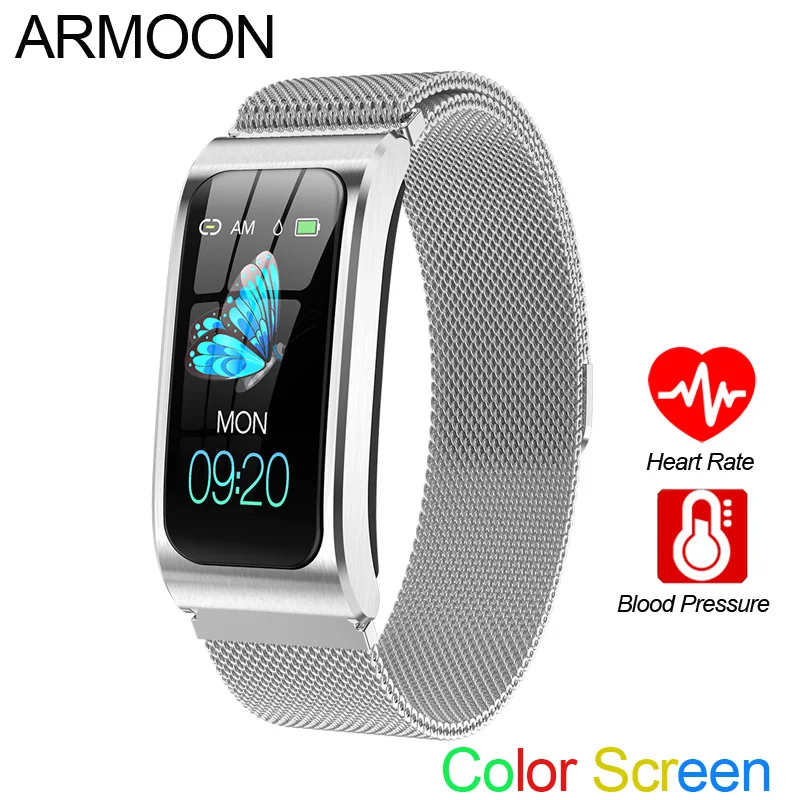  Smart Bracelet AK12 Men Women Heart Rate Band Sleep Monitor Blood Pressure Fitness Tracker Waterpro - 33013614393