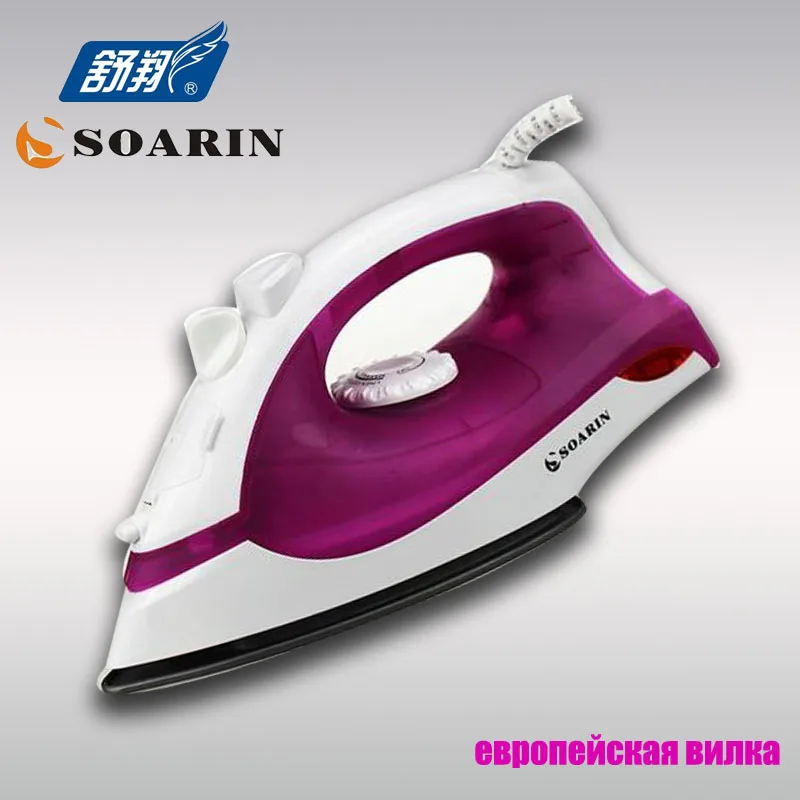 SOARIN Steam Iron Teflon Non-stick Baseplate Clothes Iron Family Expenses Iron for Ironing Wire Clothes Steamer Irons Steam SOARIN Steam Iron Teflon Non-stick Baseplate Clothes Iron Family Expenses Iron for Ironing Wire Clothes Steamer Irons Steam