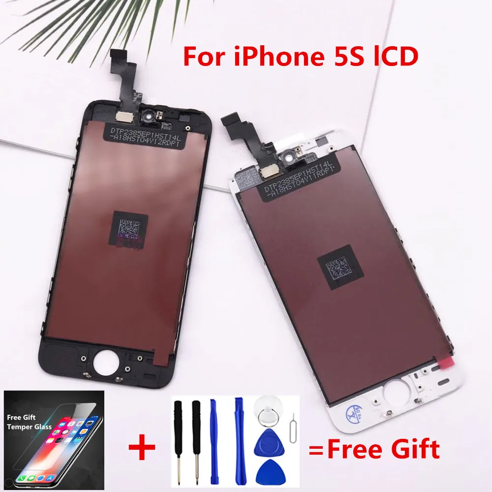 

AYJ AAAAA Brighter Back light For iPhone 5S 6 6S Plus LCD Display Touch Screen Digitizer Assembly Replacement No Dead Pixel