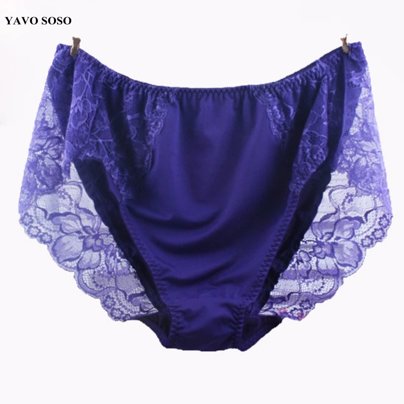 

YAVO SOSO Women's briefs sexy lingeries Milk Silk High Waist Plus size 7XL pregnant woman underwears women panties