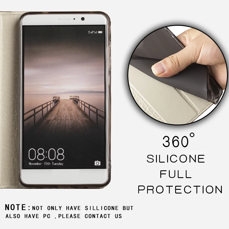 

Brand crocodile head phone case for xiaomi a1 hand-made cowhide phone case flip phone protection case wangcangli