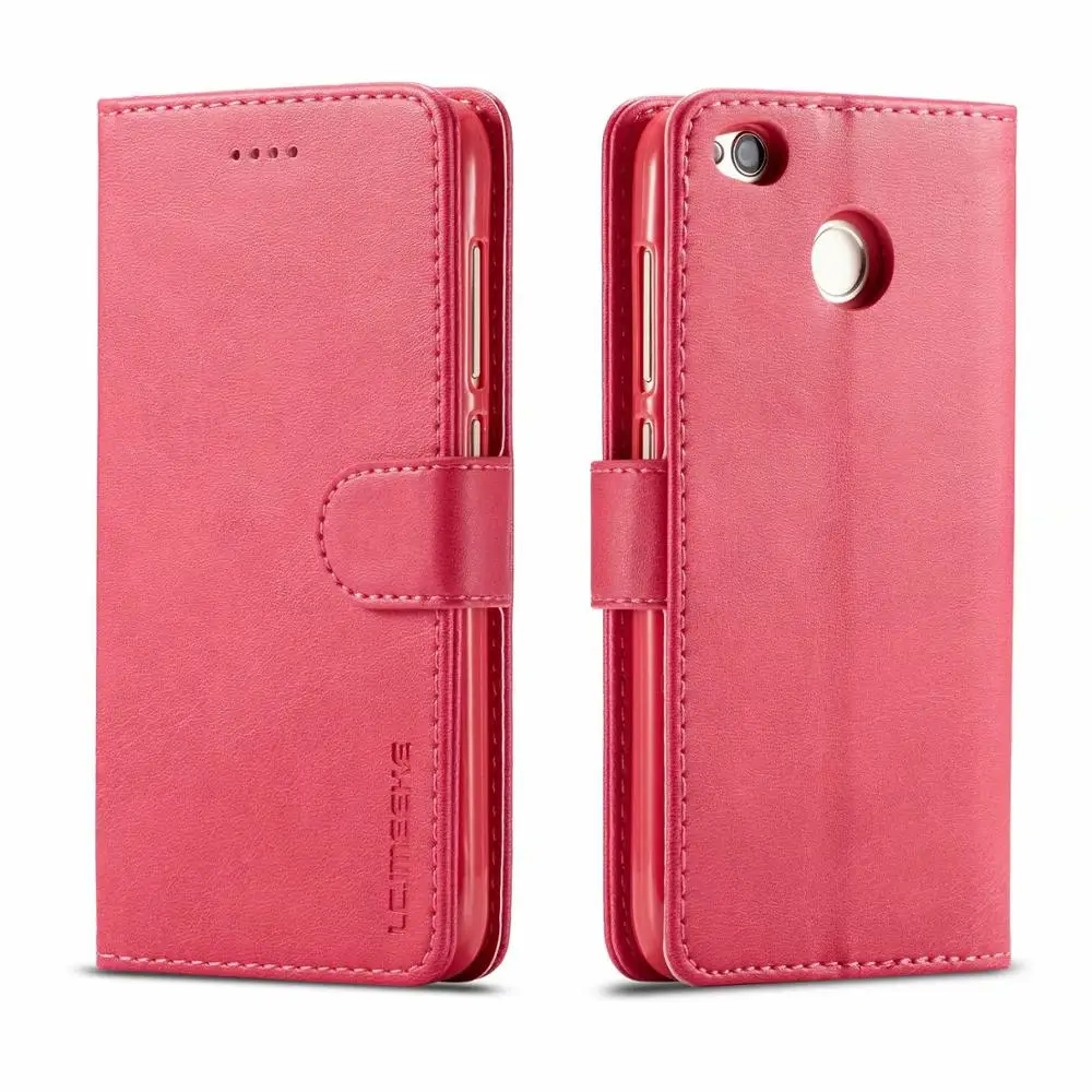 

Redmi 4X Leather Flip Case For Xiaomi Redmi 4A Phone Case With Wallet Card Holder Cover For Redmi Note 4 4X Coque funda