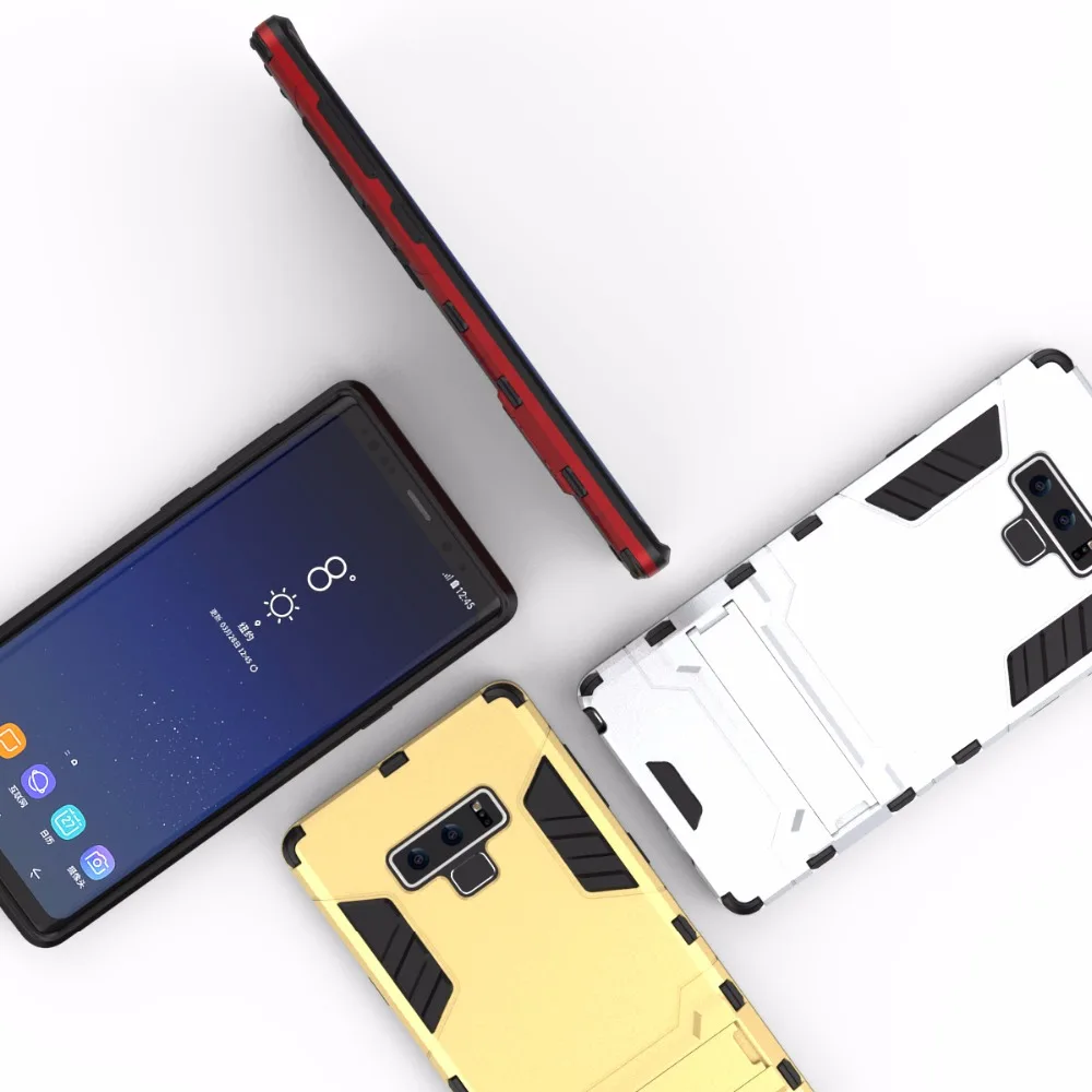 Чехол подставка для Samsung Galaxy Note 9 S10 lite S9 Plus S8 S7 J6 J7 J8 A8 A6 2018 A3 A5 A7 360|Бамперы| |