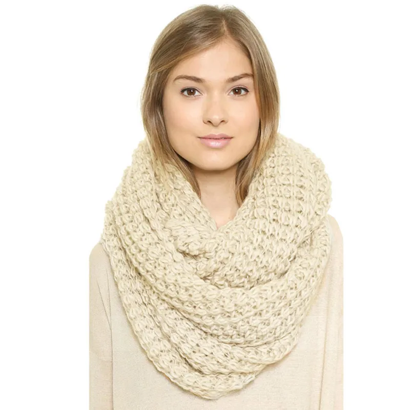 bufanda cerrada mujer