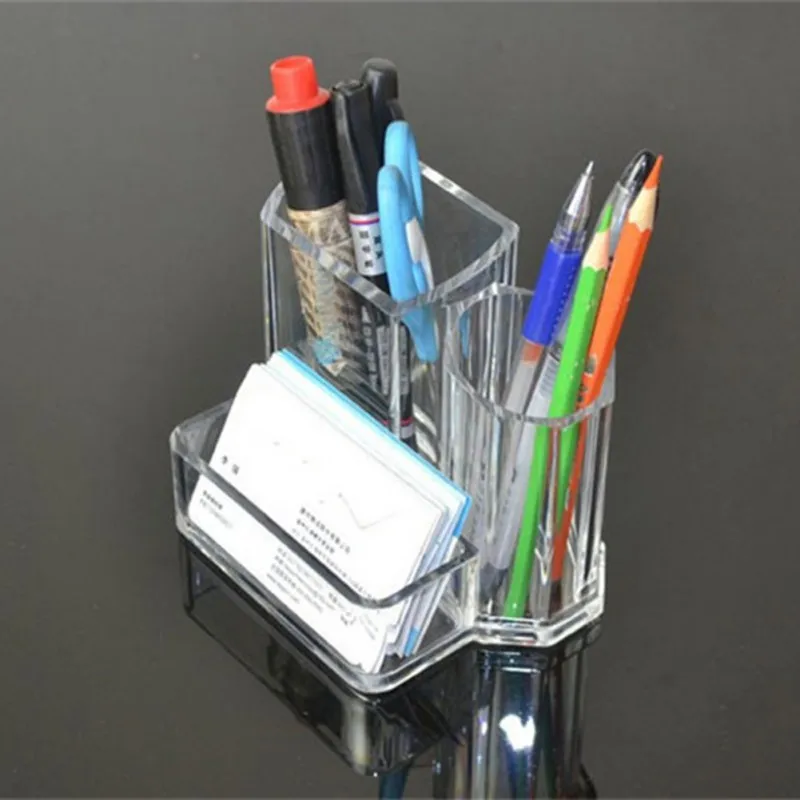 Высококачественная Кисть для макияжа офисный домашний ящик для хранения кистей для макияжа подставка для ручек и карандашей пластик
