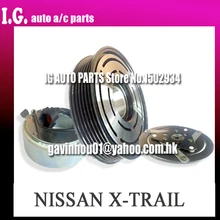 Авто AC Компрессор сцепления для NISSAN X-TRAIL XTRAIL AC сцепление 12 в паз ремня 6PK шкив наружный диаметр 129мм медведь 305220