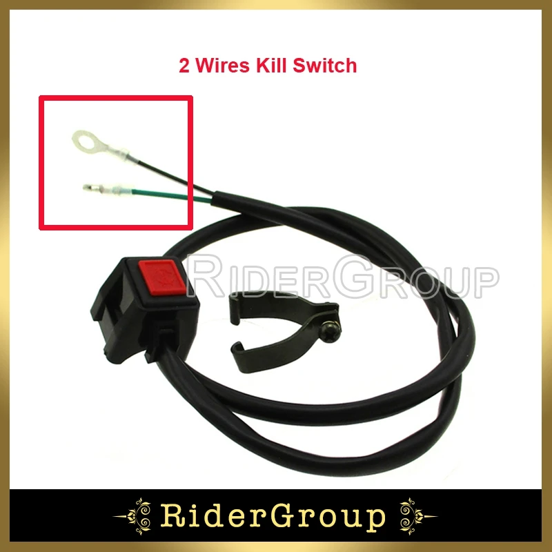 4-контактный провод на выключении стоп ATV Kill зажигания ключ переключатель для 50cc 70cc 90cc 110cc 125cc двигатель китайский Go Kart 4 Wheeler Quad