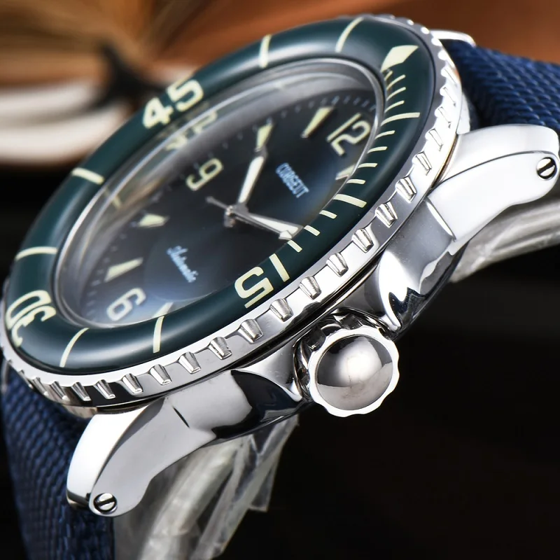 

Luxury Top Brand 45mm Sport Design Clock Men Automatic Mechanical Watch Super Luminous Waterproof Hands Self-Wind Vintage