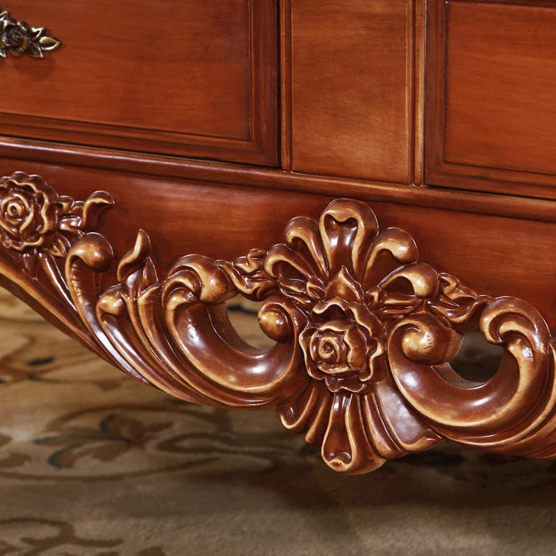 European style living room furniture solid wood big square tea Table Marble top Coffee Table European style living room furniture solid wood big square tea Table Marble top Coffee Table