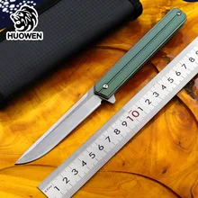 Quartermaster Qwaiken 8," Тактические карманные ножи Флиппер складной нож для выживания D2 стальное лезвие титановые ручки navajas EDC mes