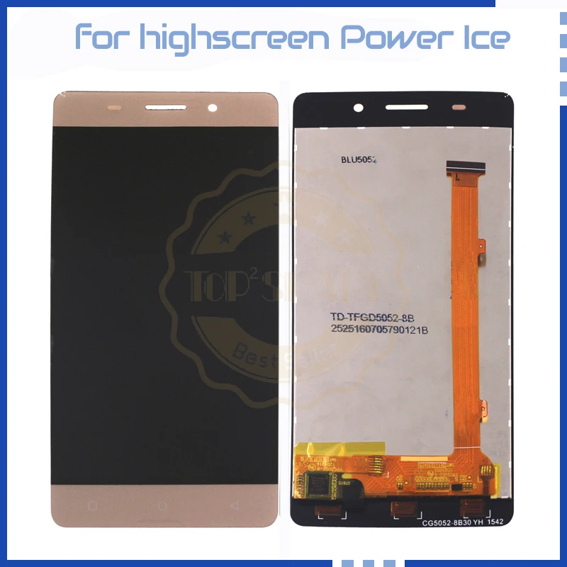

For Highscreen Power Ice LCD Display Touch Screen Digitizer Assembly 100% Original Tested Lcd screen Display Free Shipping