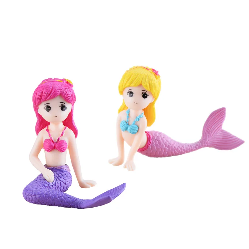 

Fish Tank Aquarium Decorations Cute Little Mermaid Ornaments Decor Home Furnishing Decoration