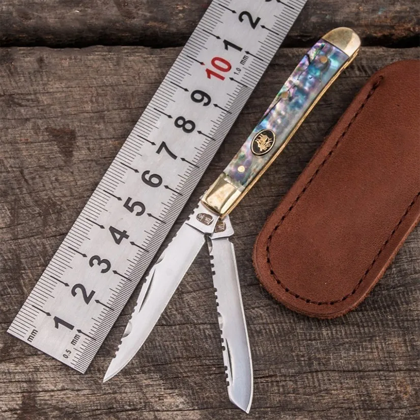 Folding Knife Camping Knives Shell Stainless Steel Multi Functions